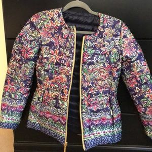 Beautiful Lilly Pulitzer puffer jacket Rare!